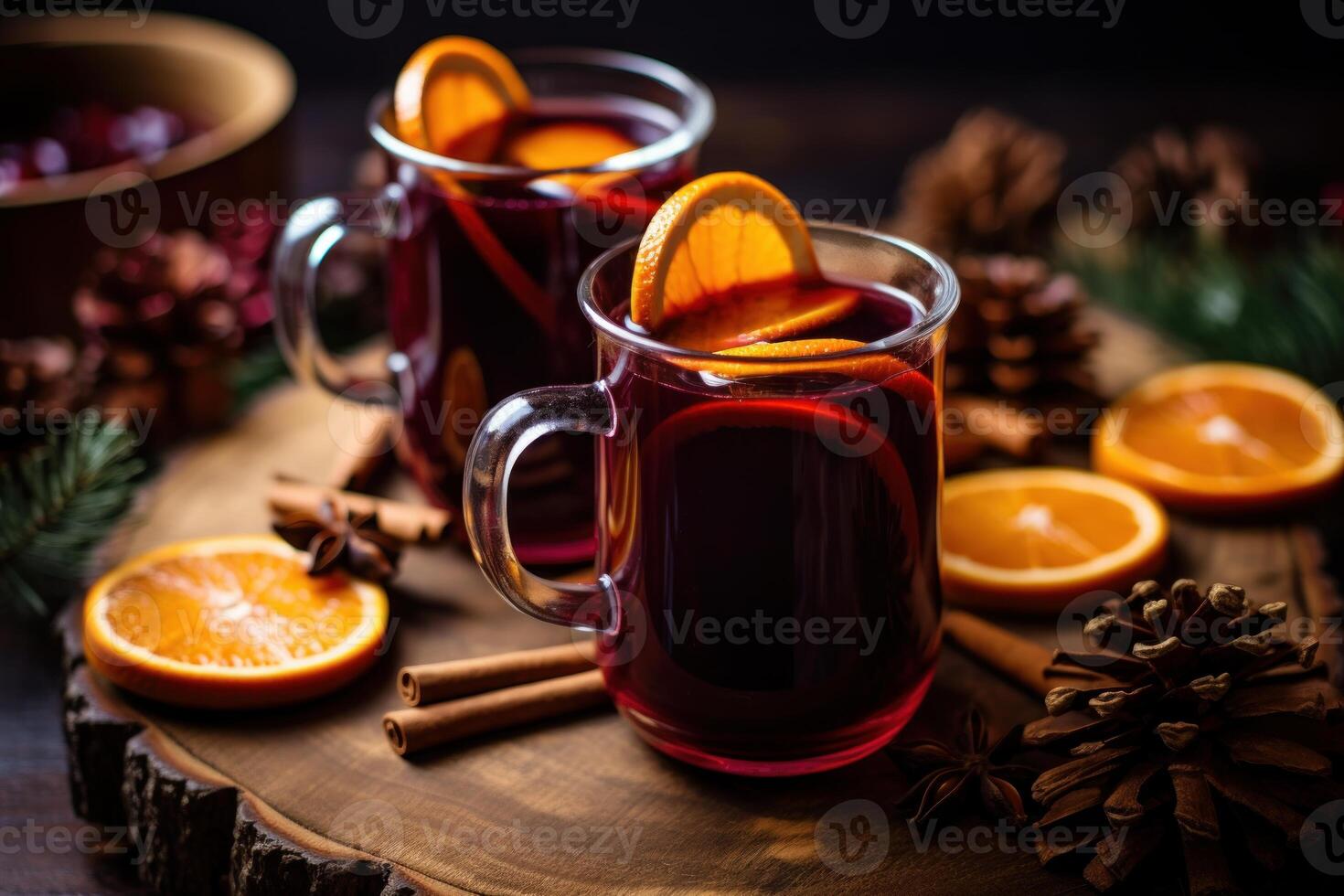 ai gerado perfumado ponderado vinho laranja. gerar ai foto