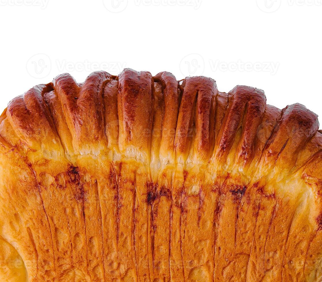 doce pão recheado com cereja geléia foto