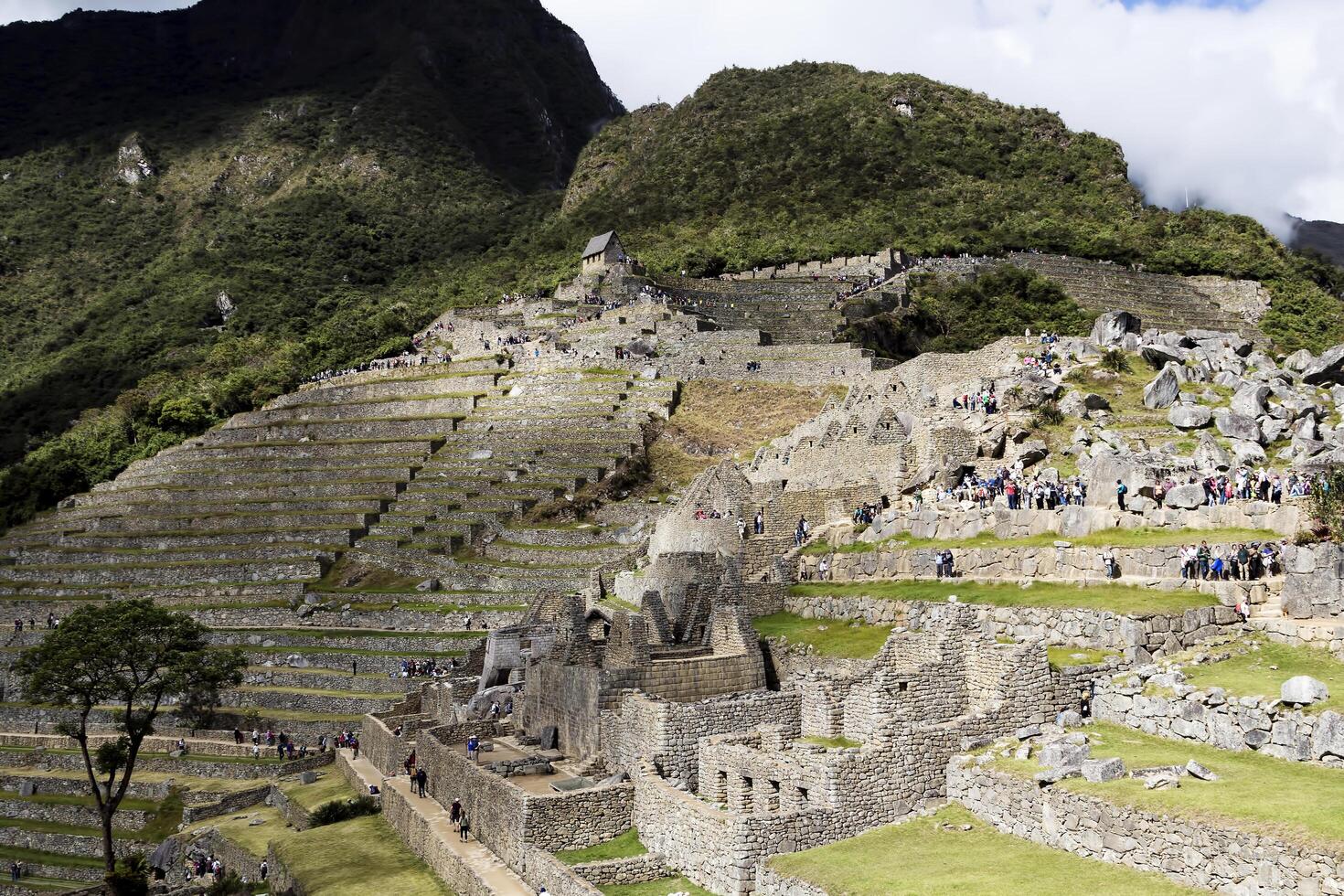 Machu picchu, Peru, 2015 - inca pedra paredes Machu picchu sul América ruínas foto