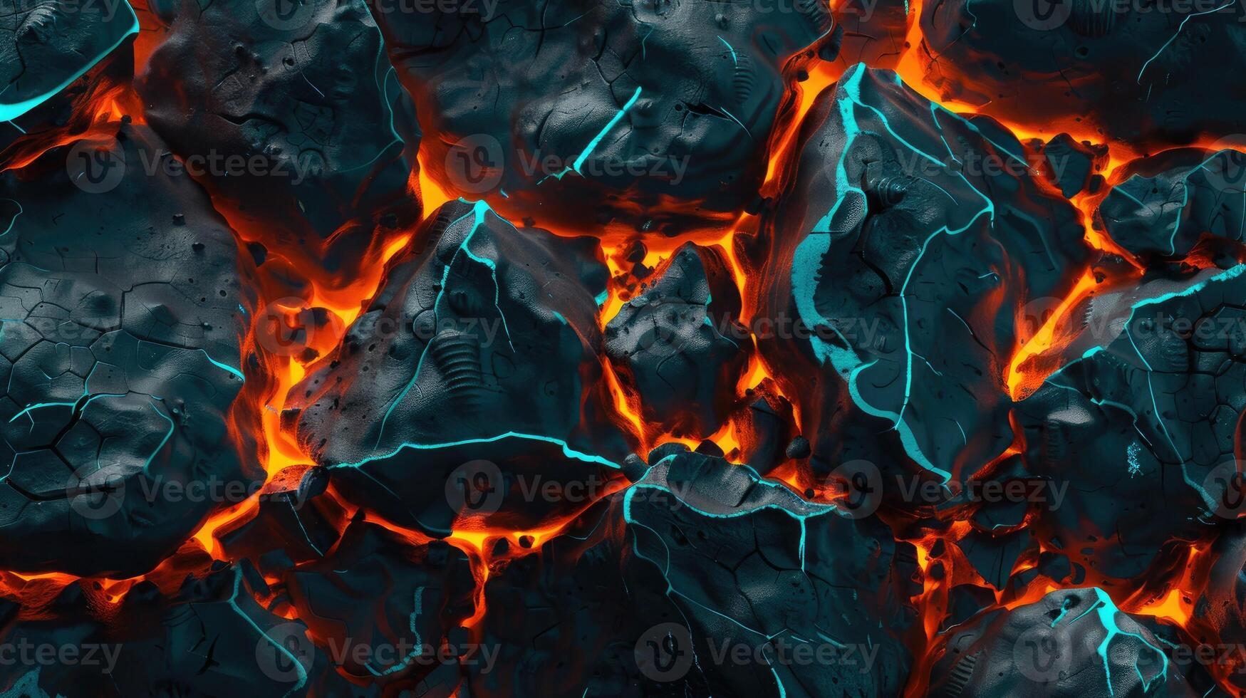 ai gerado extinto lava cria uma hipnotizante abstrato fundo, ai gerado. foto