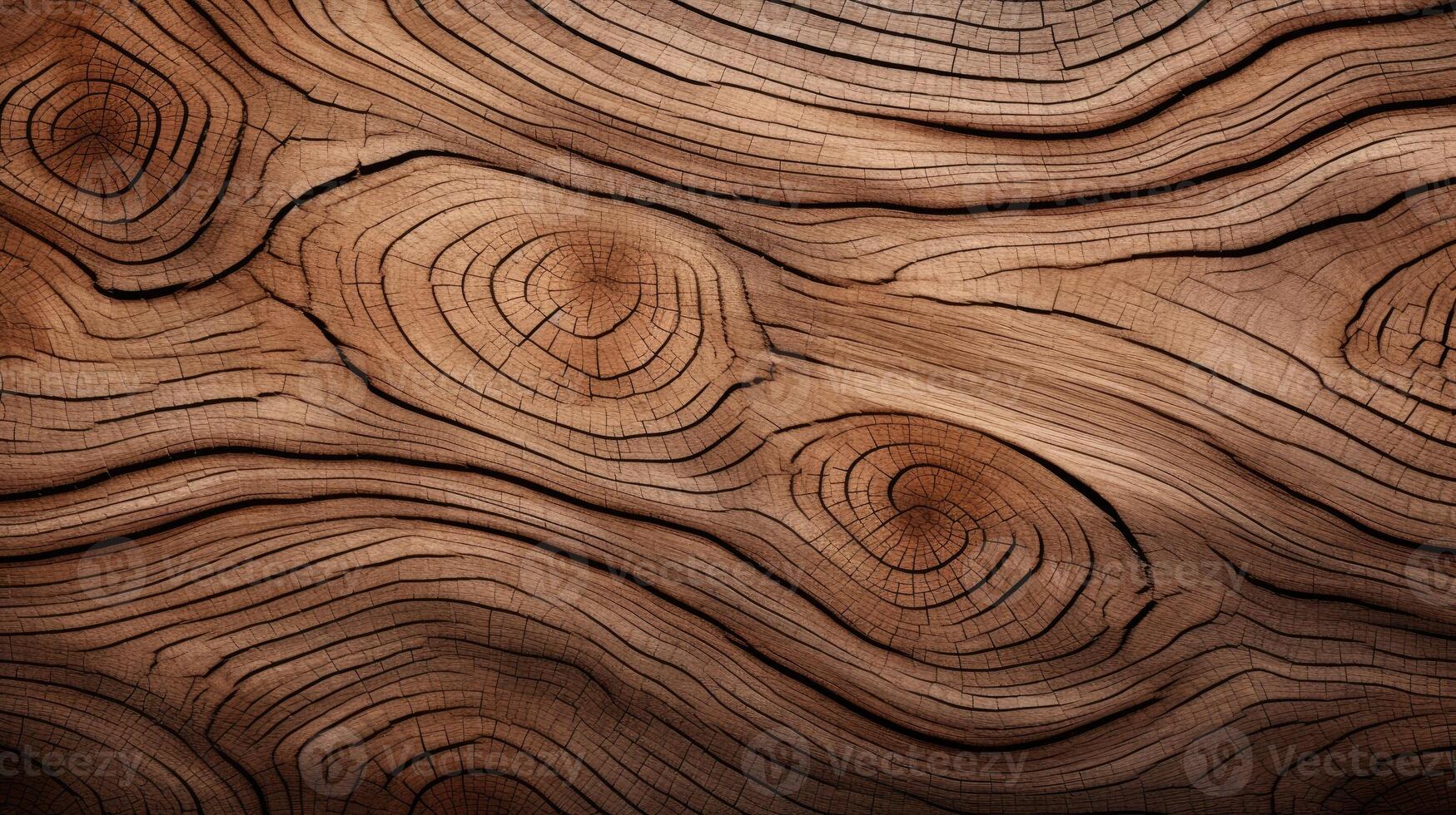 ai gerado mergulhar para dentro a orgânico calor do uma de madeira cortar textura. ai gerado foto