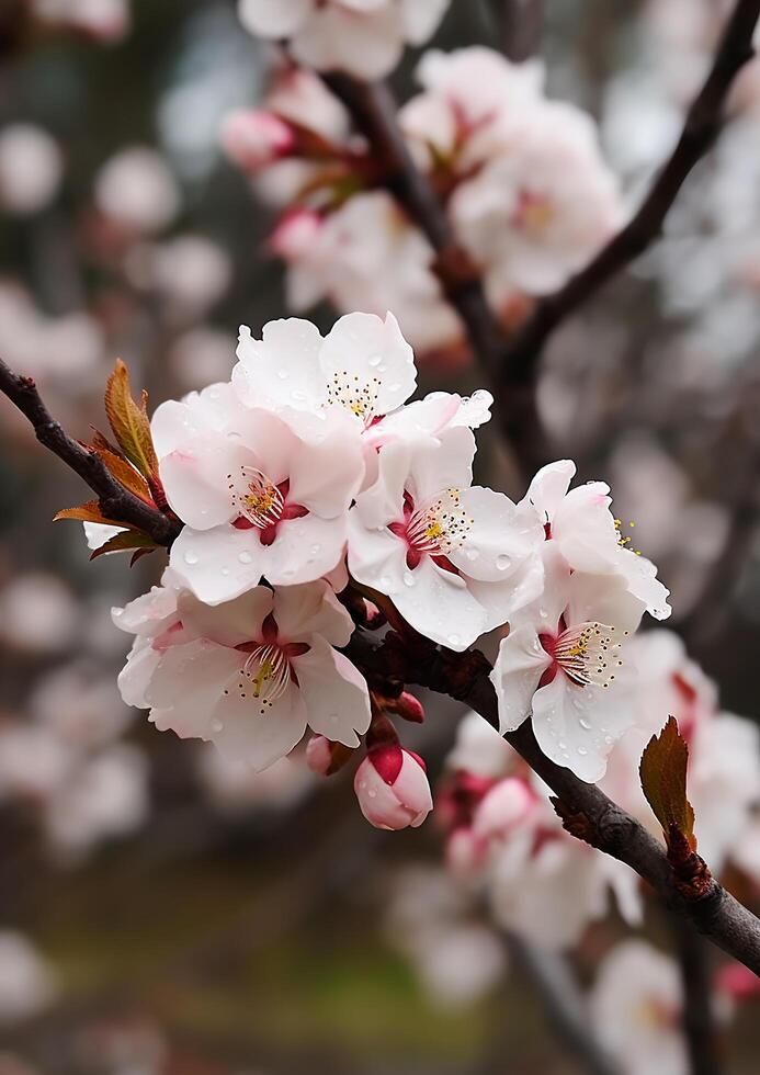 ai gerado frescor do primavera flores dentro natureza vibrante ramalhete do beleza gerado de ai foto