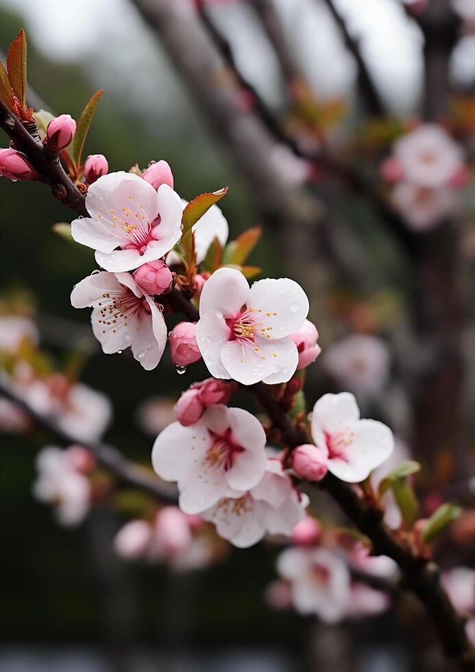 ai gerado frescor do primavera flores dentro natureza vibrante ramalhete do cores gerado de ai foto