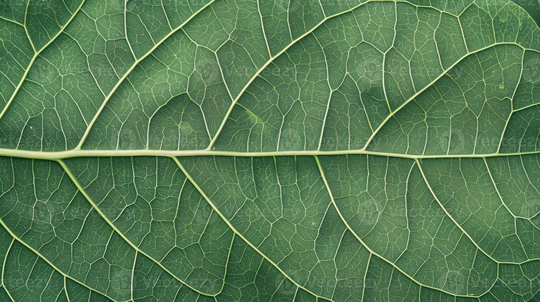 ai gerado detalhado textura do uma verde folha revela da natureza intrincado beleza, ai gerado. foto