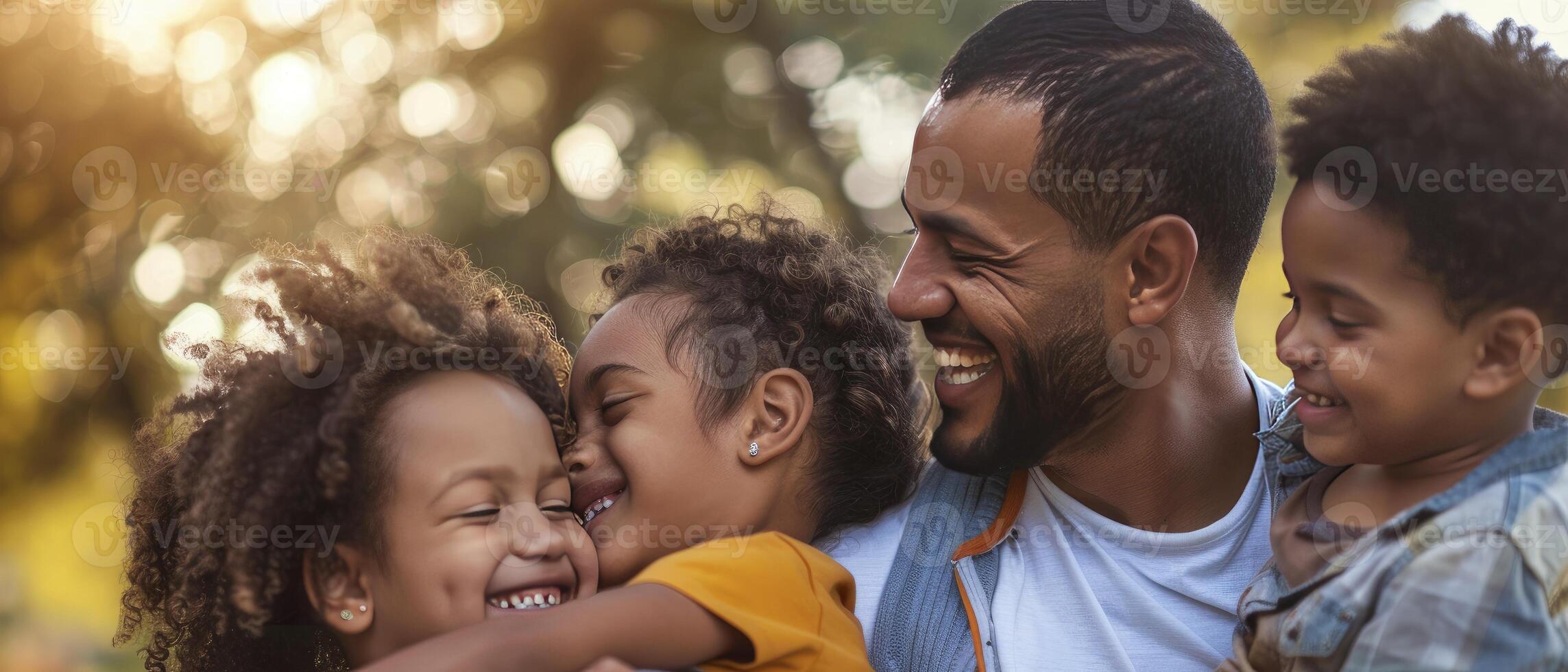 ai gerado radiante unidade. uma mestiço família ações uma alegre momento, seus sorrisos radiante com felicidade e unidade. foto