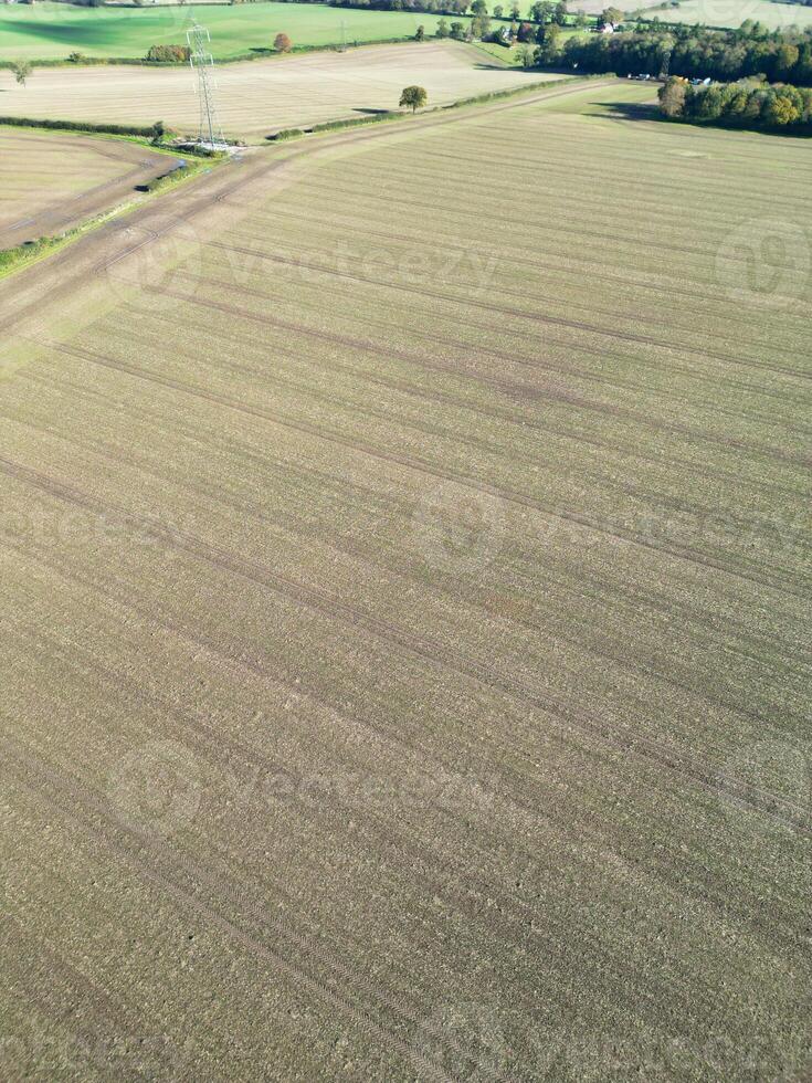 aéreo Visão do campo do hemel plantação de cânhamo Cidade do Inglaterra Reino Unido. novembro 5 ª, 2023 foto
