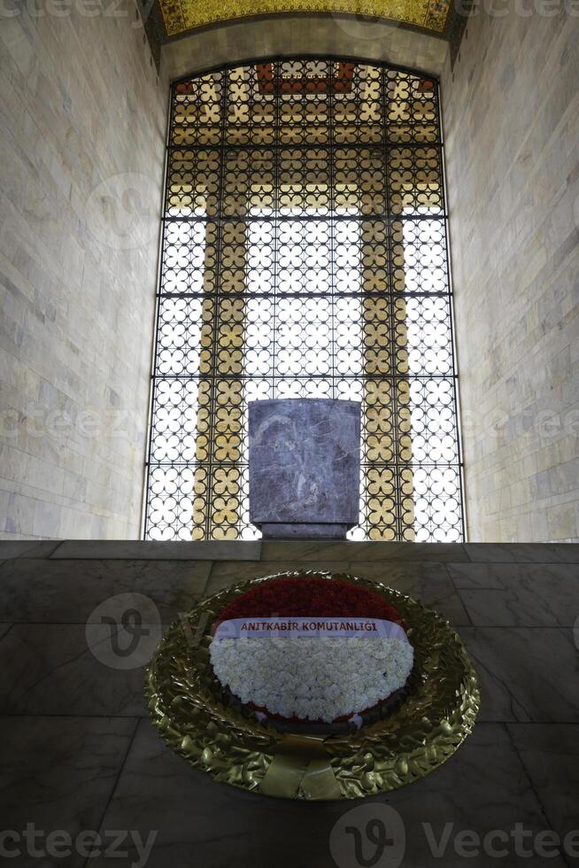 mausoléu do Ataturk ou anitkabir dentro Ancara foto