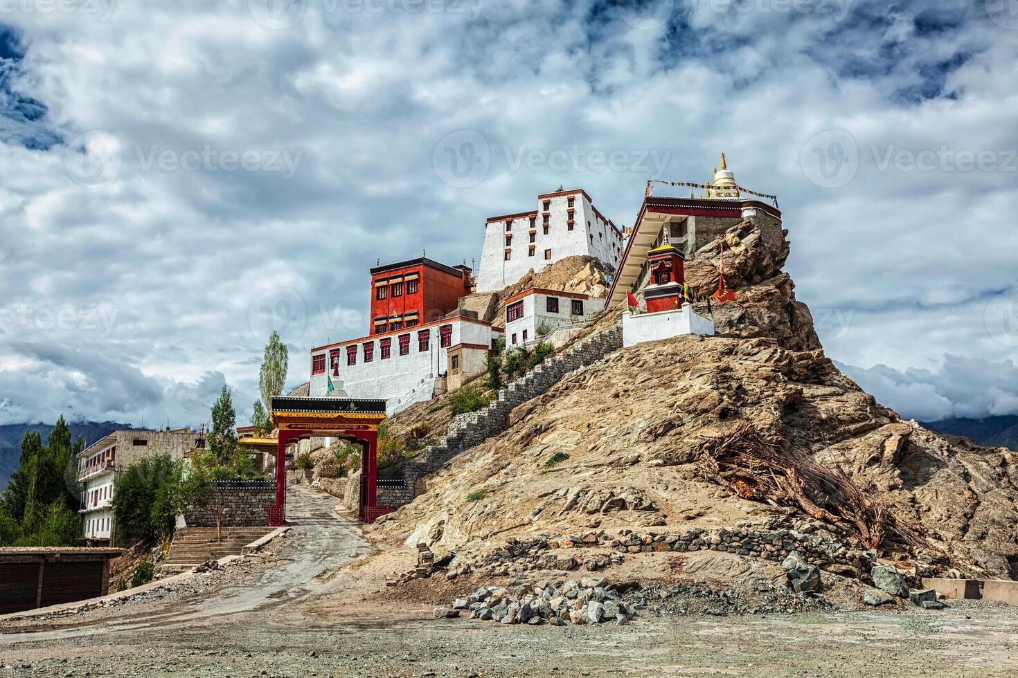 thiksey gompa, ladakh, Índia foto