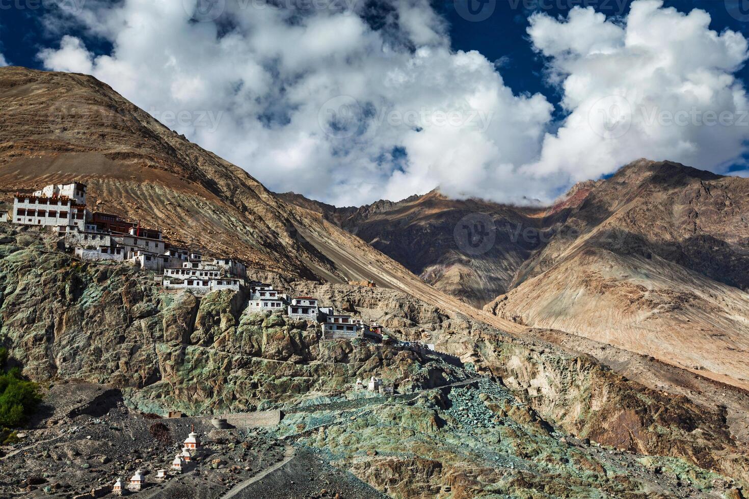 disco gompa, Nubra vale, ladakh, Índia foto