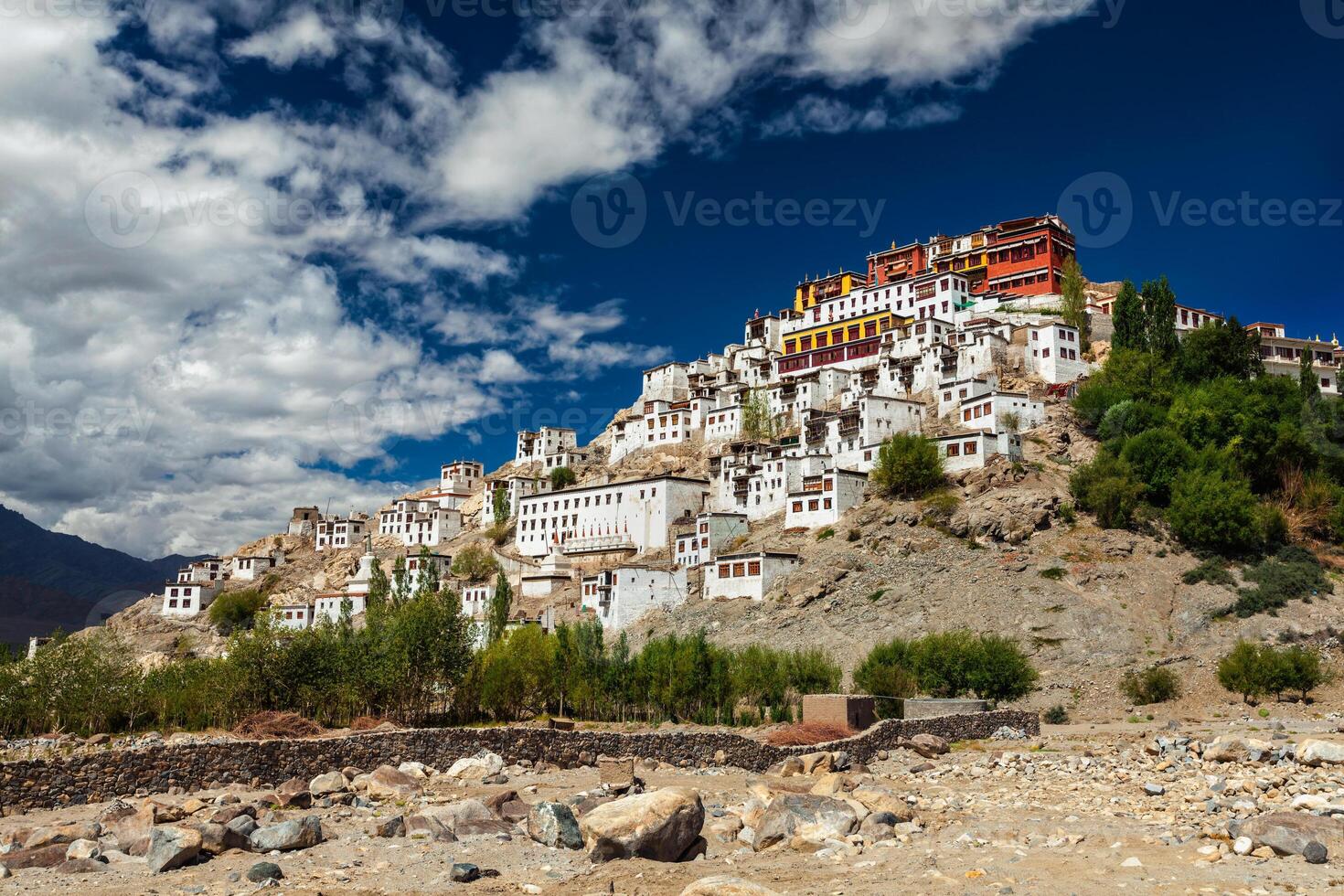 thiksey gompa, ladakh, Índia foto