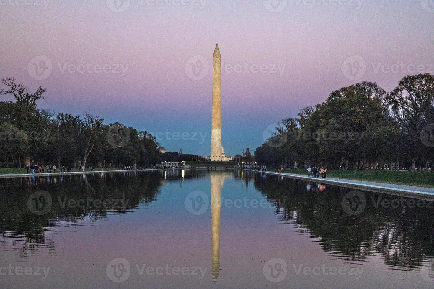 Washington monumento reflexão foto