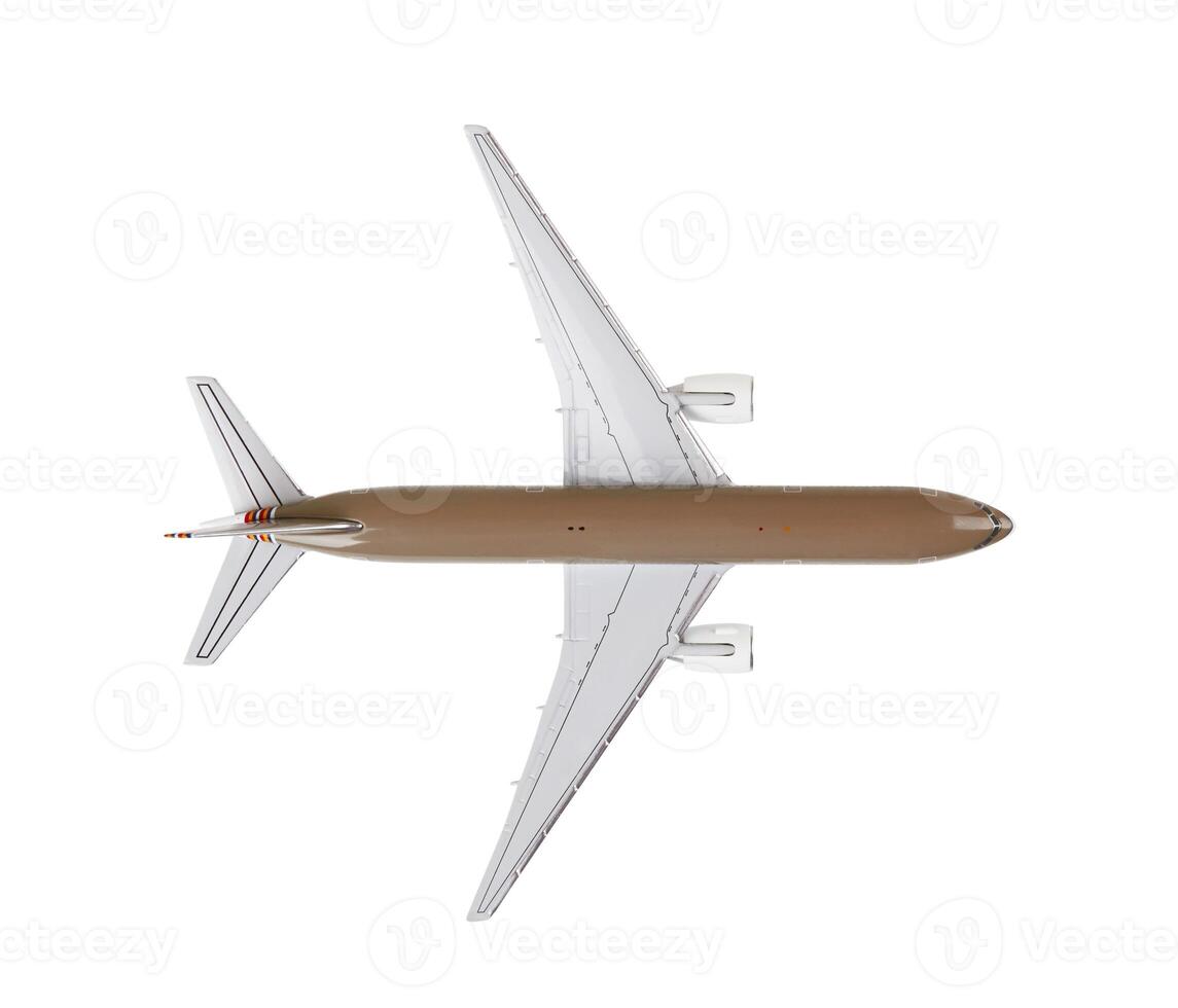 brinquedo avião em branco foto