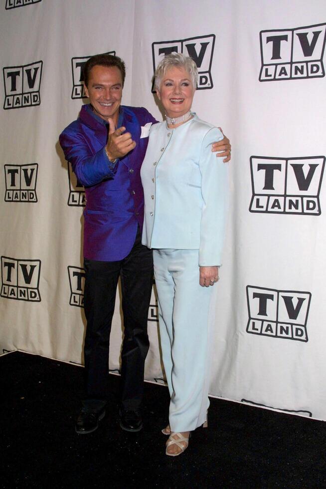 2003 a televisão terra prêmios - uma celebração do clássico televisão .hollywood, ca.march 2, 2003..david Cassidy.shirley Jones foto