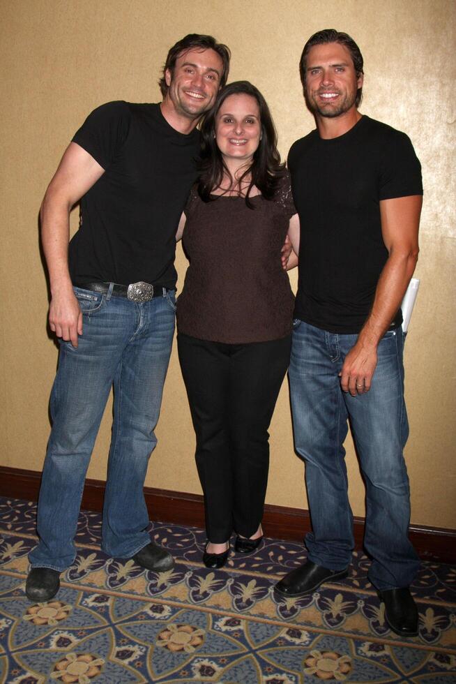 Daniel Goddard, cathy Tomás, Joshua amanhã às a maldito amanhã ventilador evento sábado noite às a Sheraton universal hotel dentro los anjos, ca em agosto 29, 2009 foto