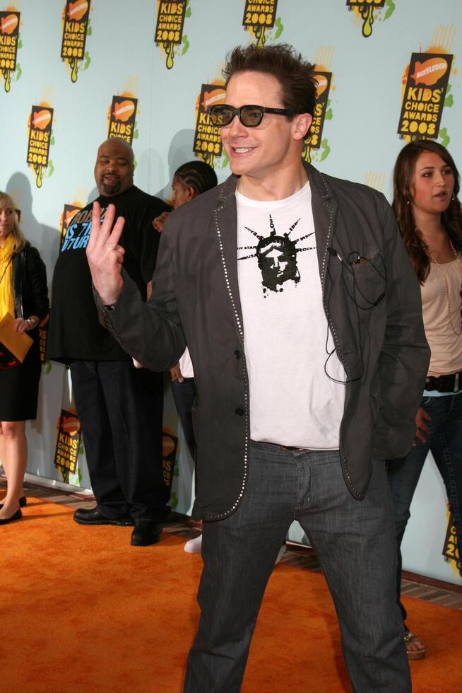 Brendan fraser dentro 3-d glases 2008 Nickelodeon crianças' escolha prêmios ucla pauley pavilhão Westwood, ca marcha 29, 2008 foto