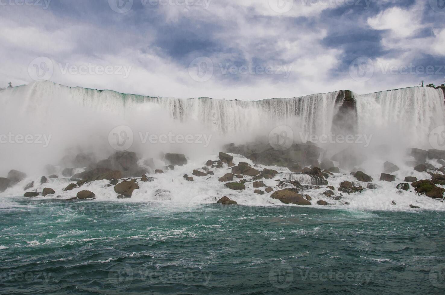 Visão do Niágara cai dentro Canadá foto