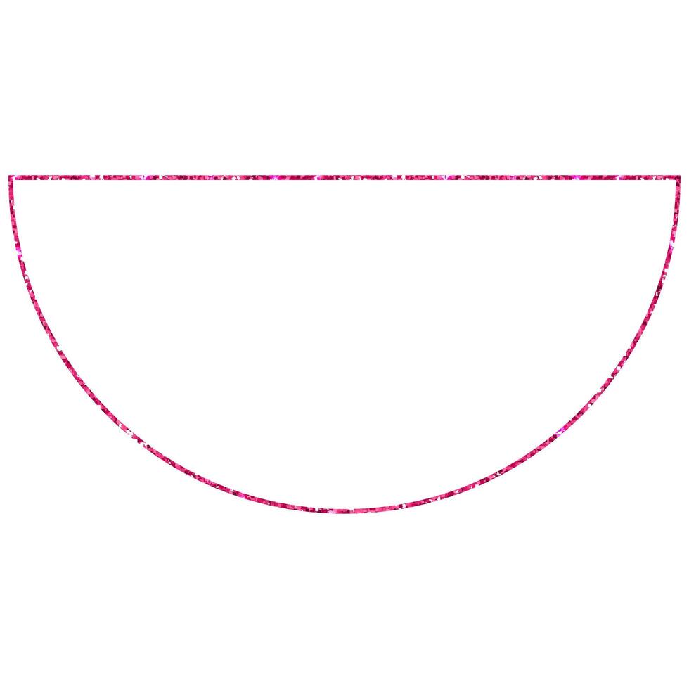 semicírculo Rosa geométrico figura Projeto ilustração foto