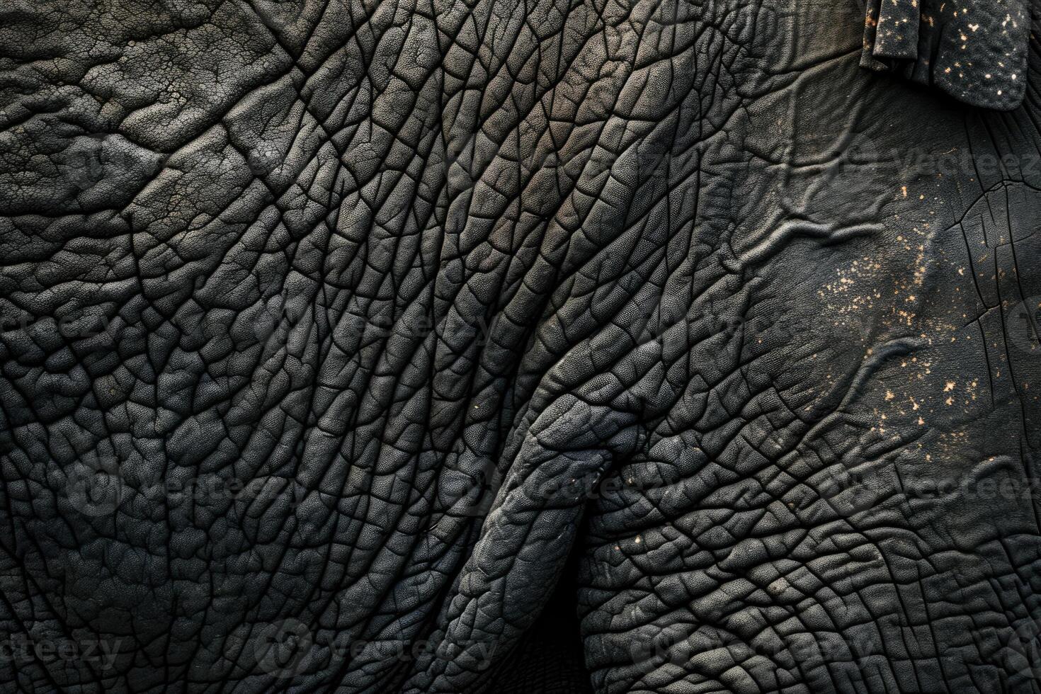 ai gerado realista elefante pele textura foto
