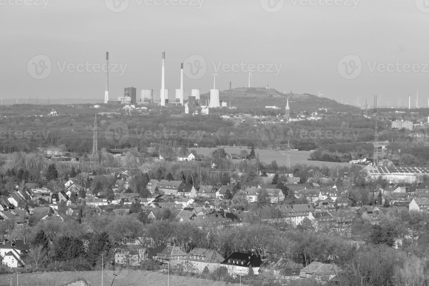 Primavera Tempo dentro a alemão ruhr aerea foto