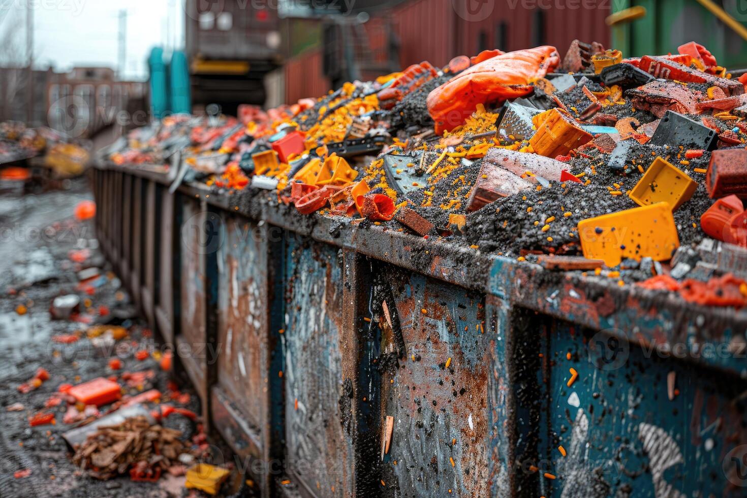 ai gerado a Lugar, colocar processo reciclando eletrônico componente profissional fotografia foto