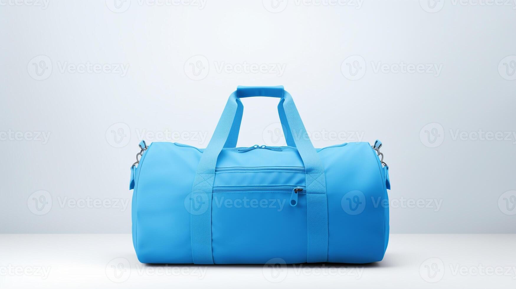 ai gerado azul mochila saco isolado em branco fundo com cópia de espaço para anúncio. ai gerado foto