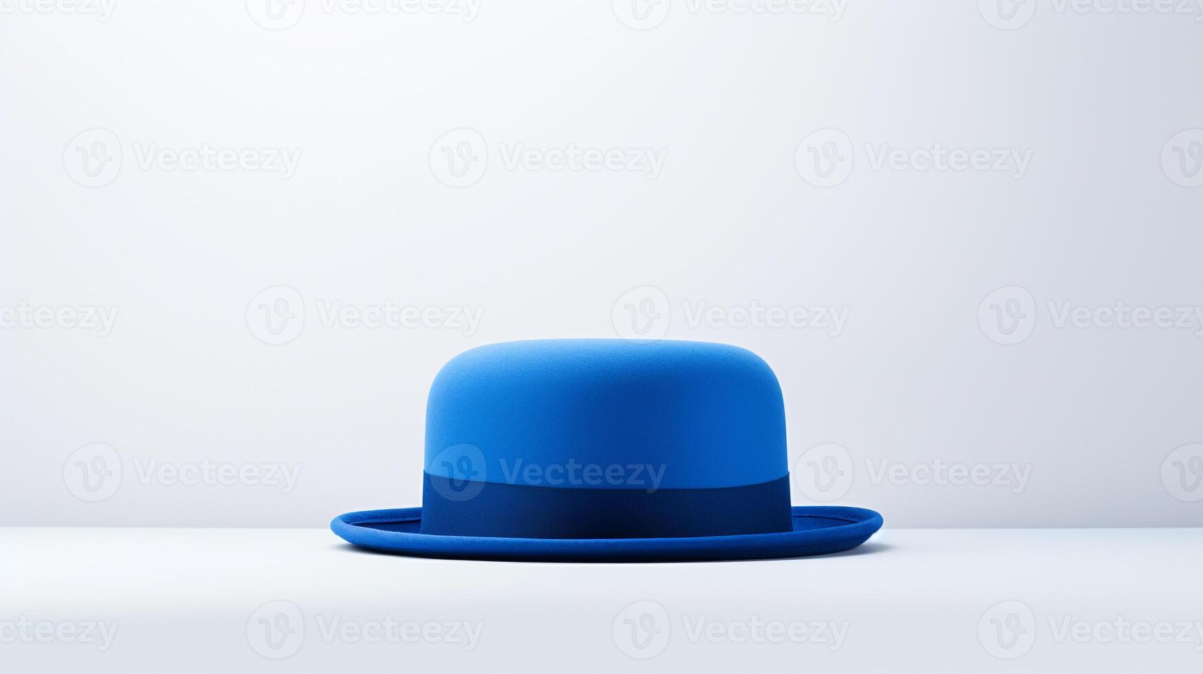 ai gerado foto do azul jogador chapéu isolado em branco fundo. ai gerado