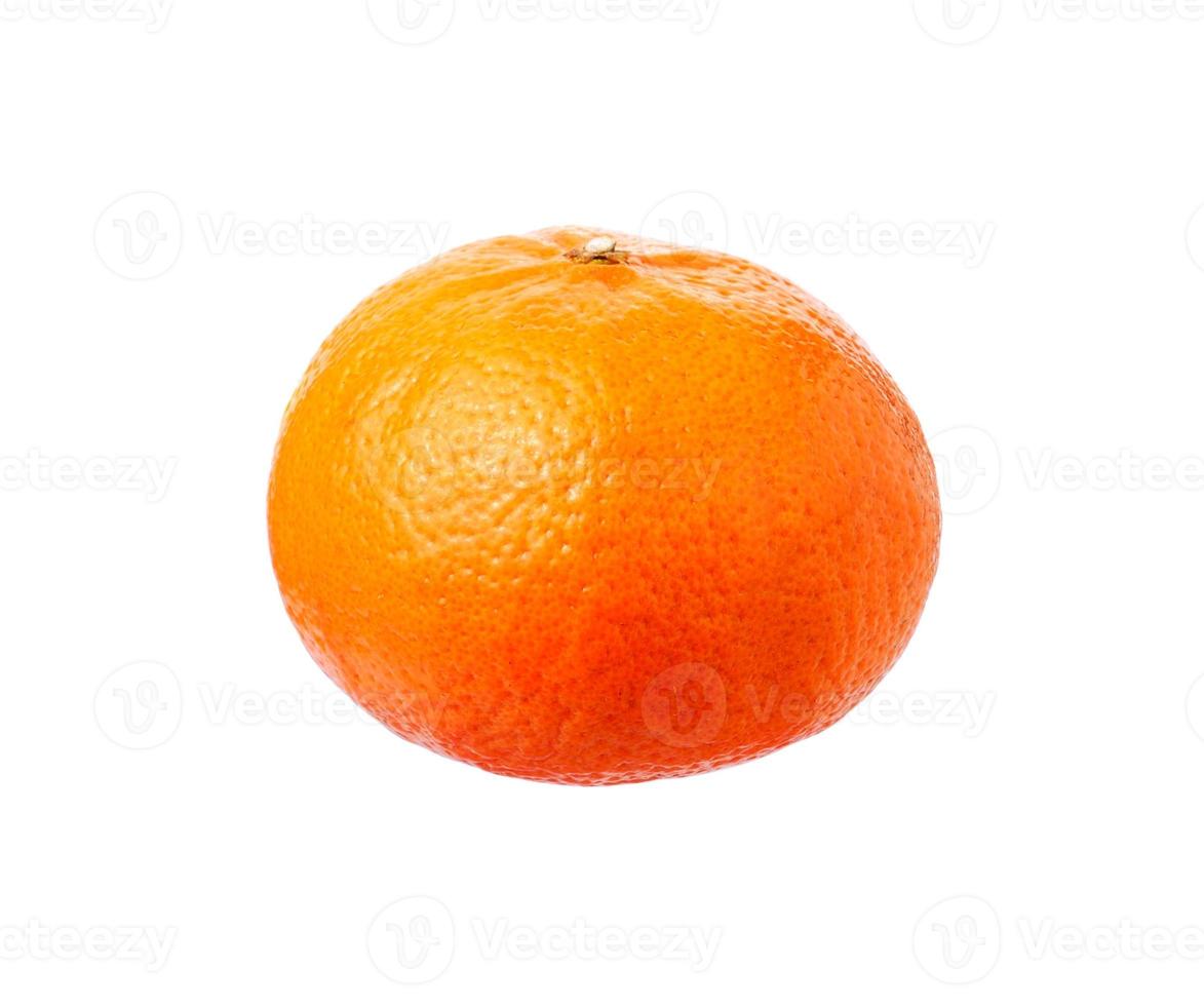 fruta laranja isolada no branco foto