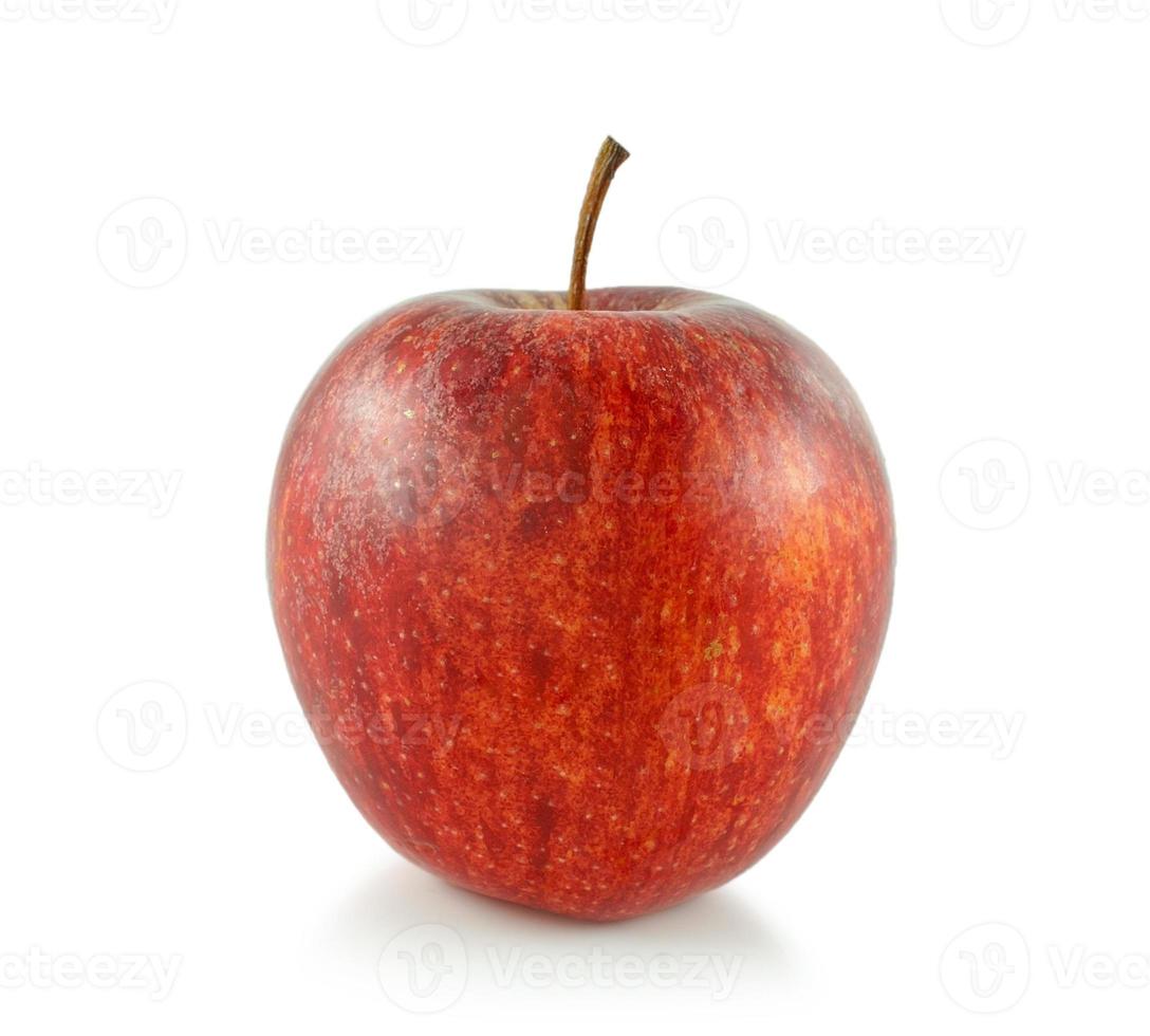 maçã vermelha isolada foto