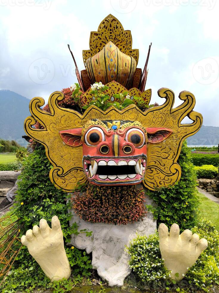 Bali, Indonésia, 2023 - barong, uma visual odisséia através a cultural riqueza do a Ulun danu área dentro bedugul, bali foto