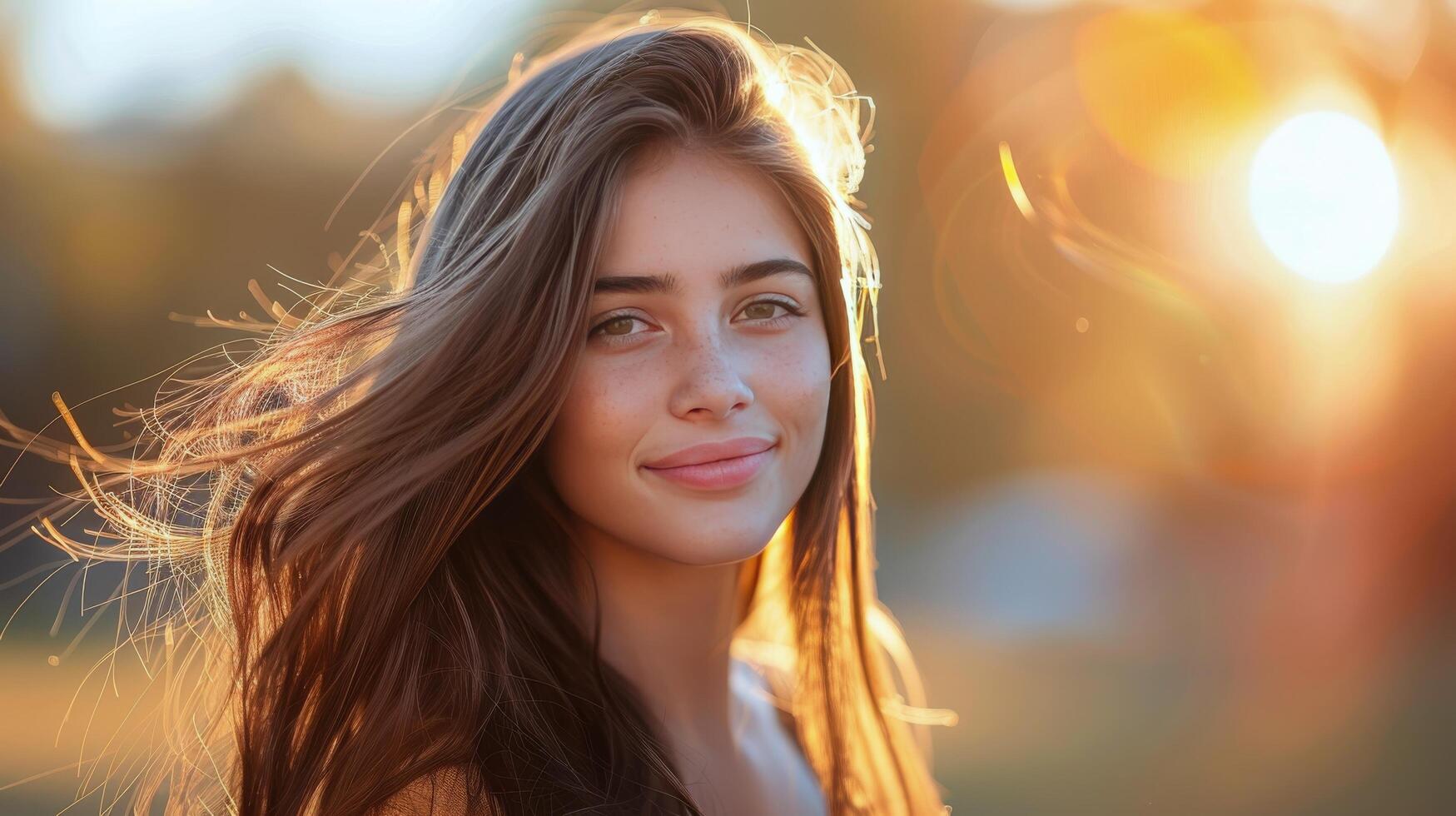 ai gerado mulher em pé debaixo chuveiro cabeça com olhos fechadas foto