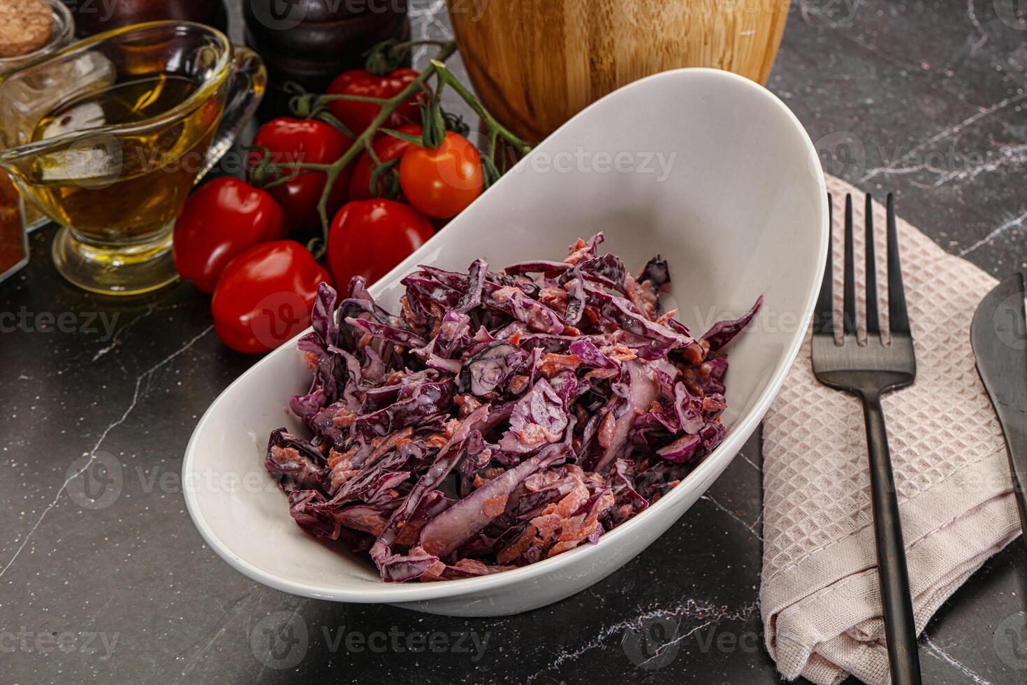 salada de repolho salada com repolho e cenoura foto