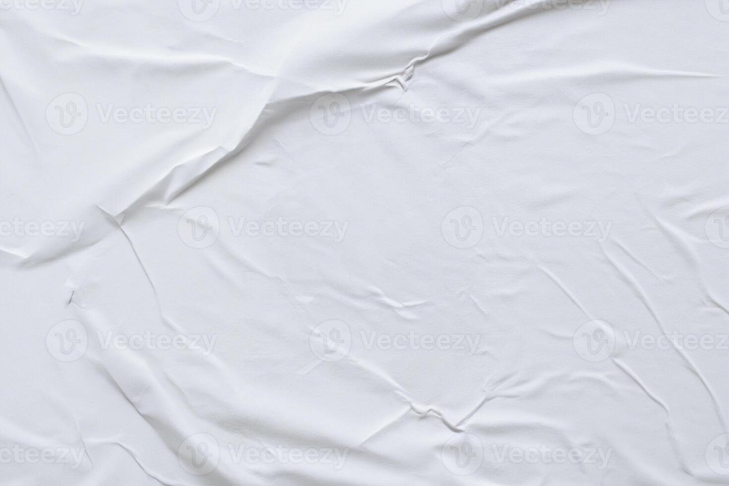 em branco tela, branco amassado papel poster textura. foto