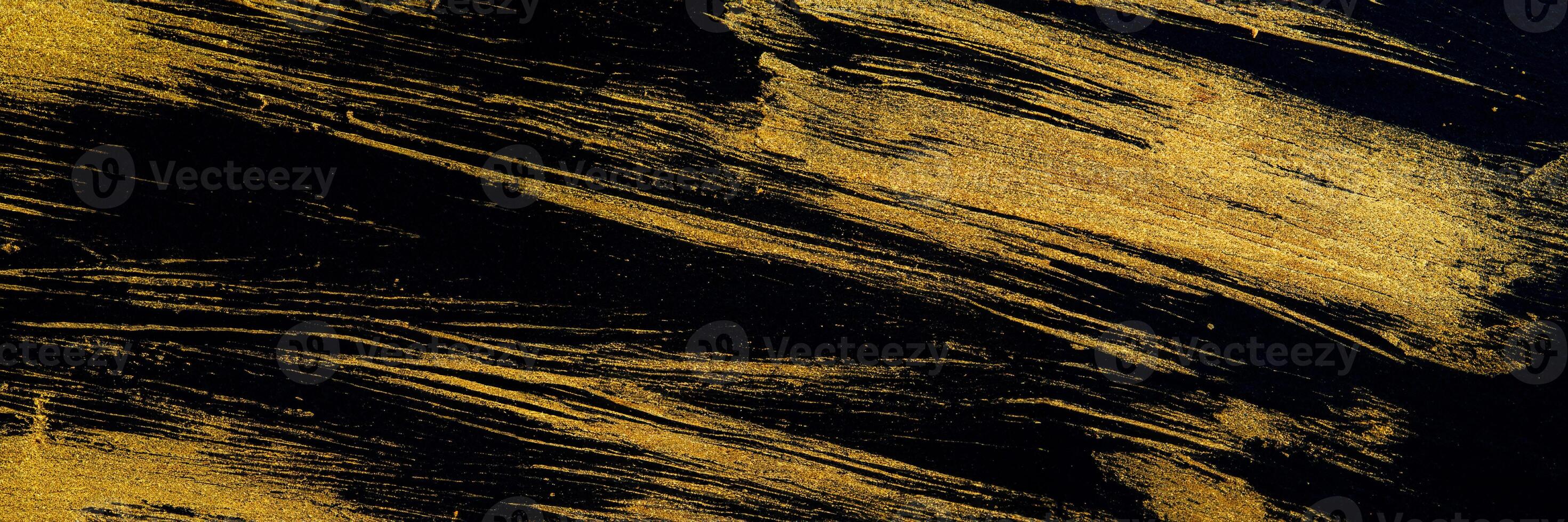 dourado curvas em preto, elegante rede bandeira Projeto. foto