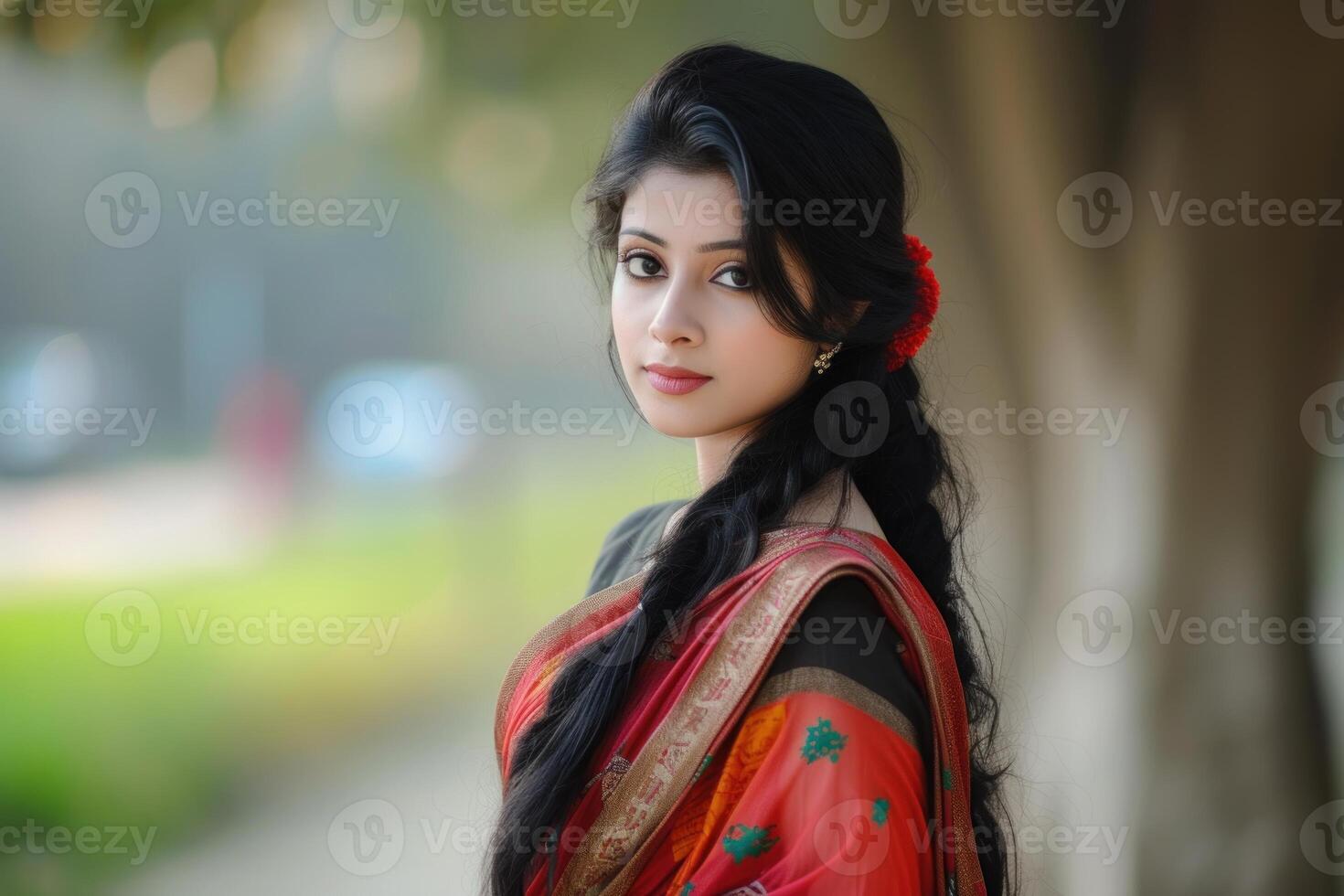 ai gerado Bangladesh a maioria lindo atriz. gerar ai foto