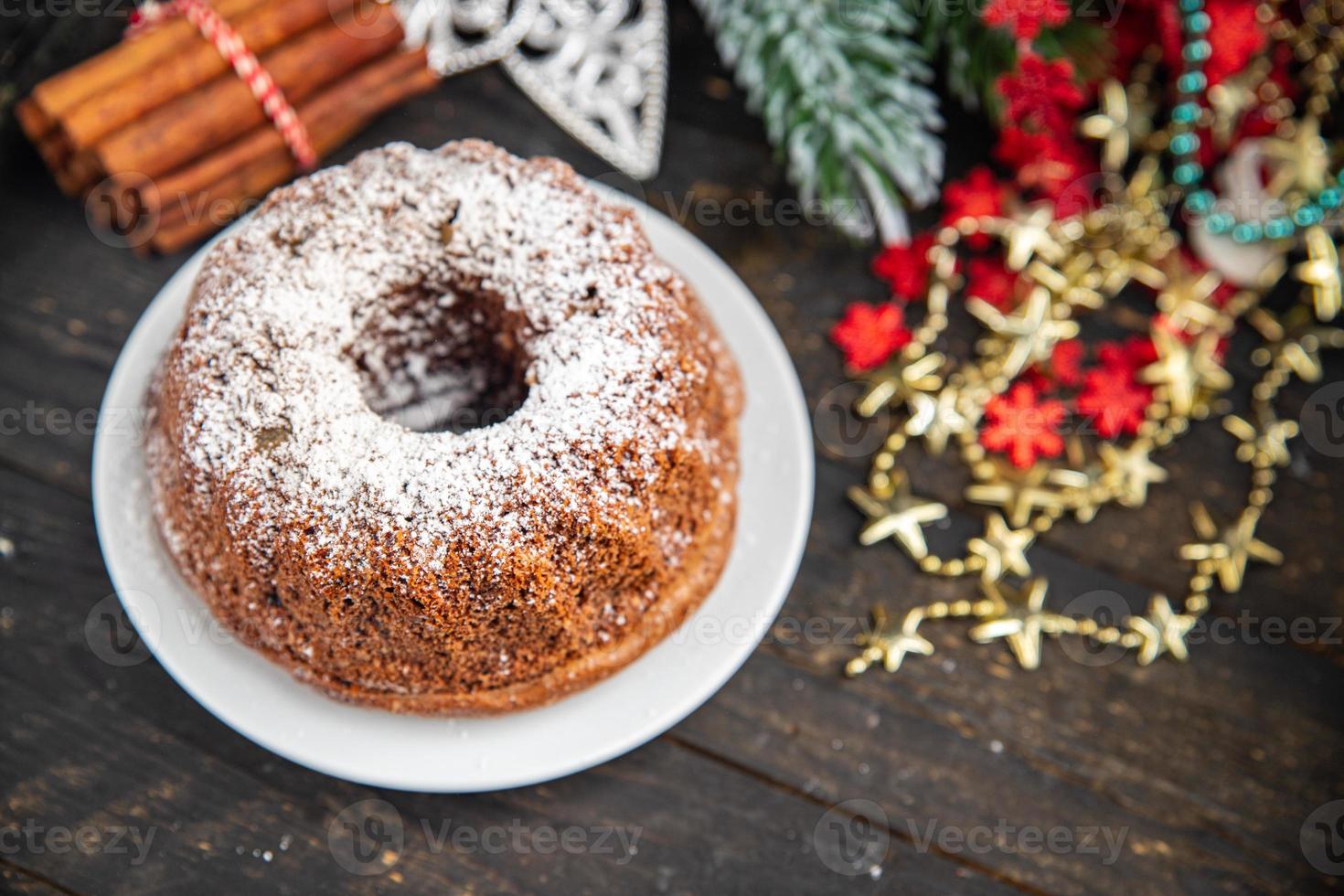 bolo de natal doce sobremesa caseira foto