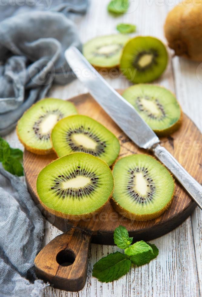 frutas frescas de kiwi foto