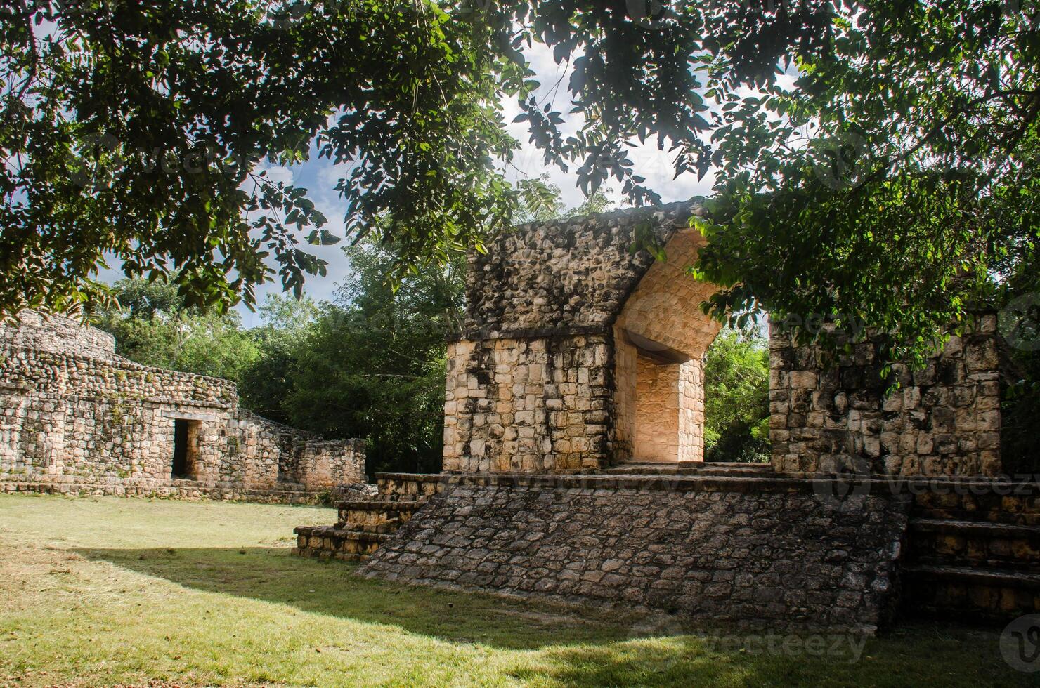 ek balam arqueológico local às México foto