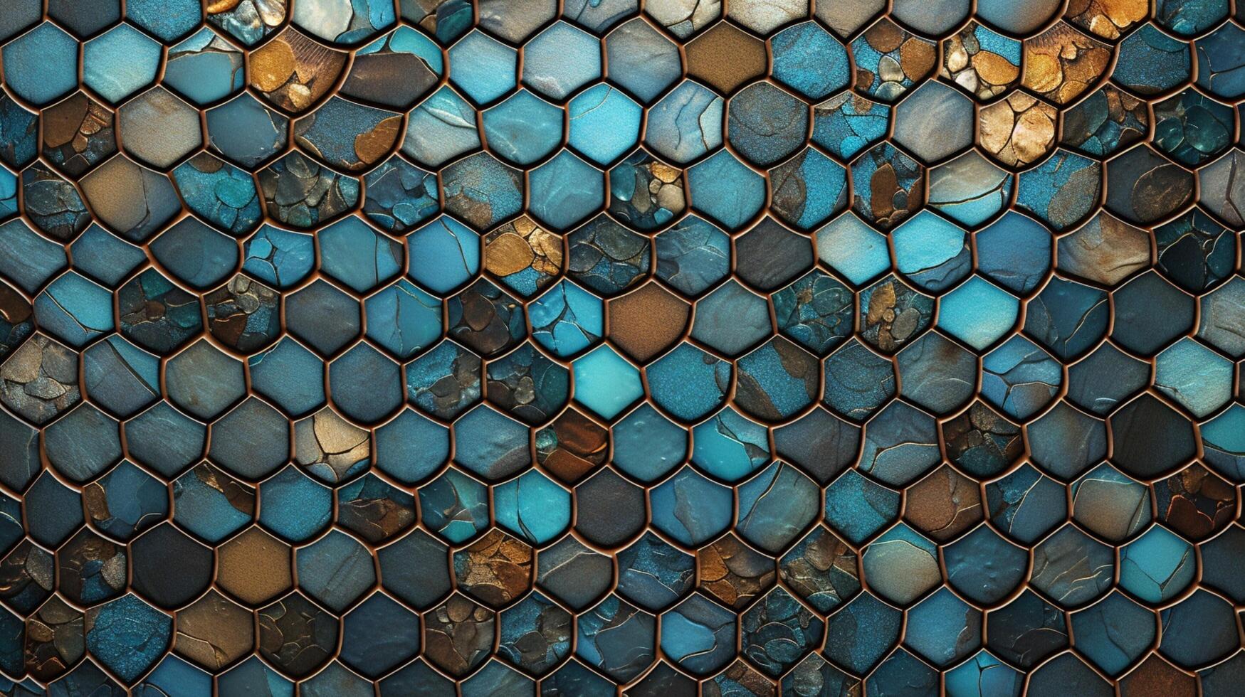 ai gerado mosaico e mosaicos fundo foto