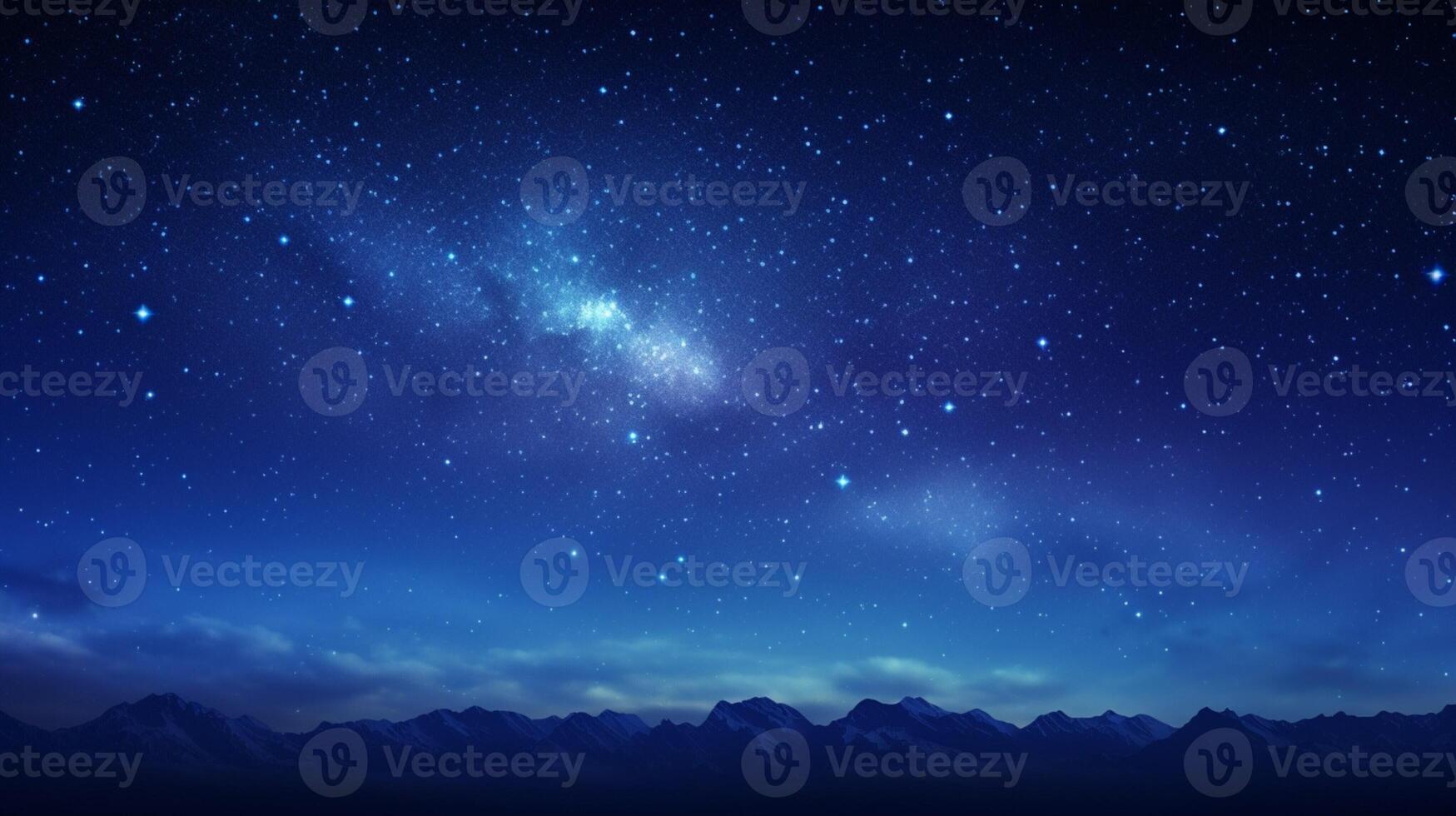 ai gerado noite céu galáxia fundo foto