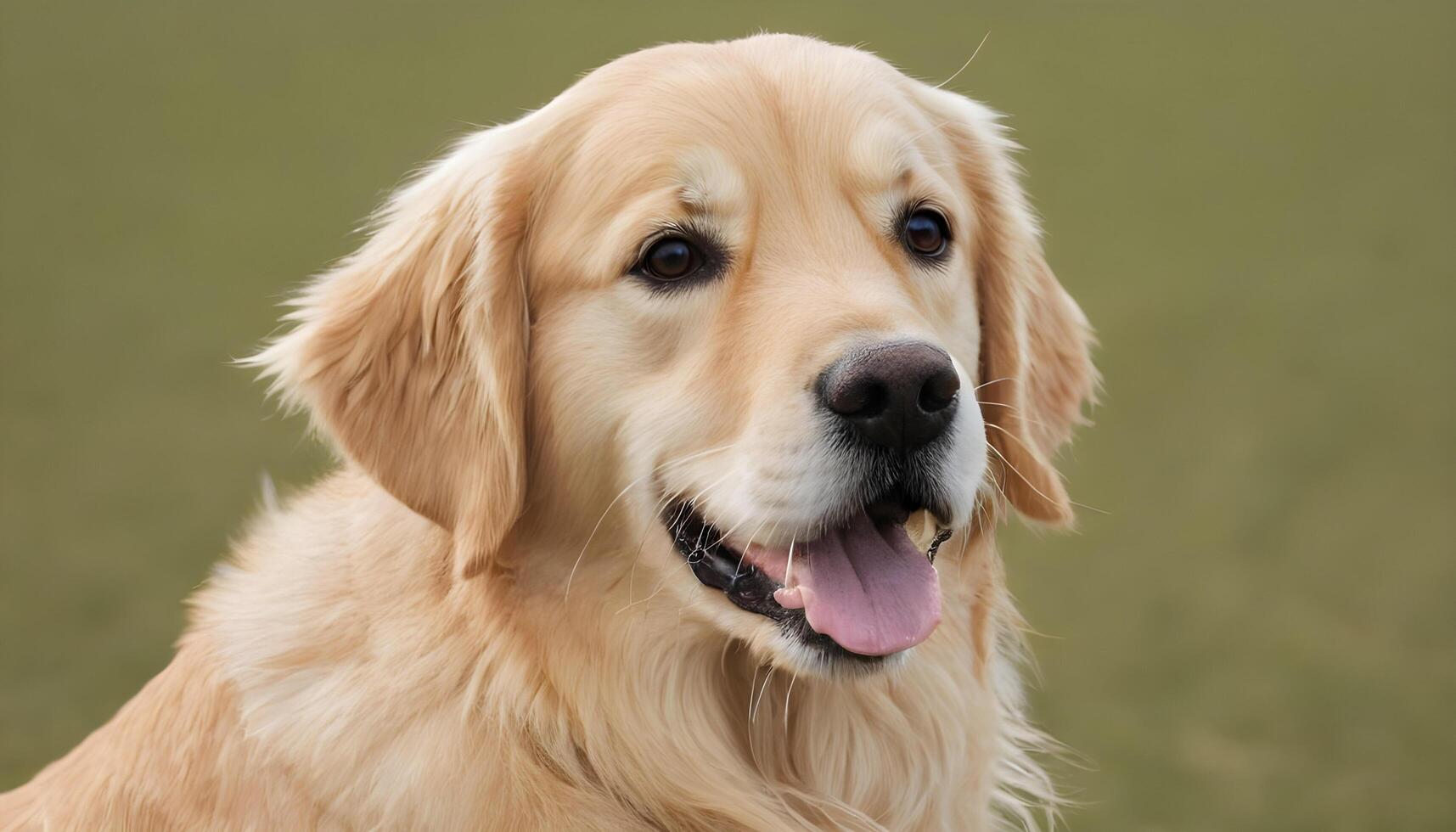 ai gerado dourado recuperador, cachorro fotografia, animal de estimação animal foto