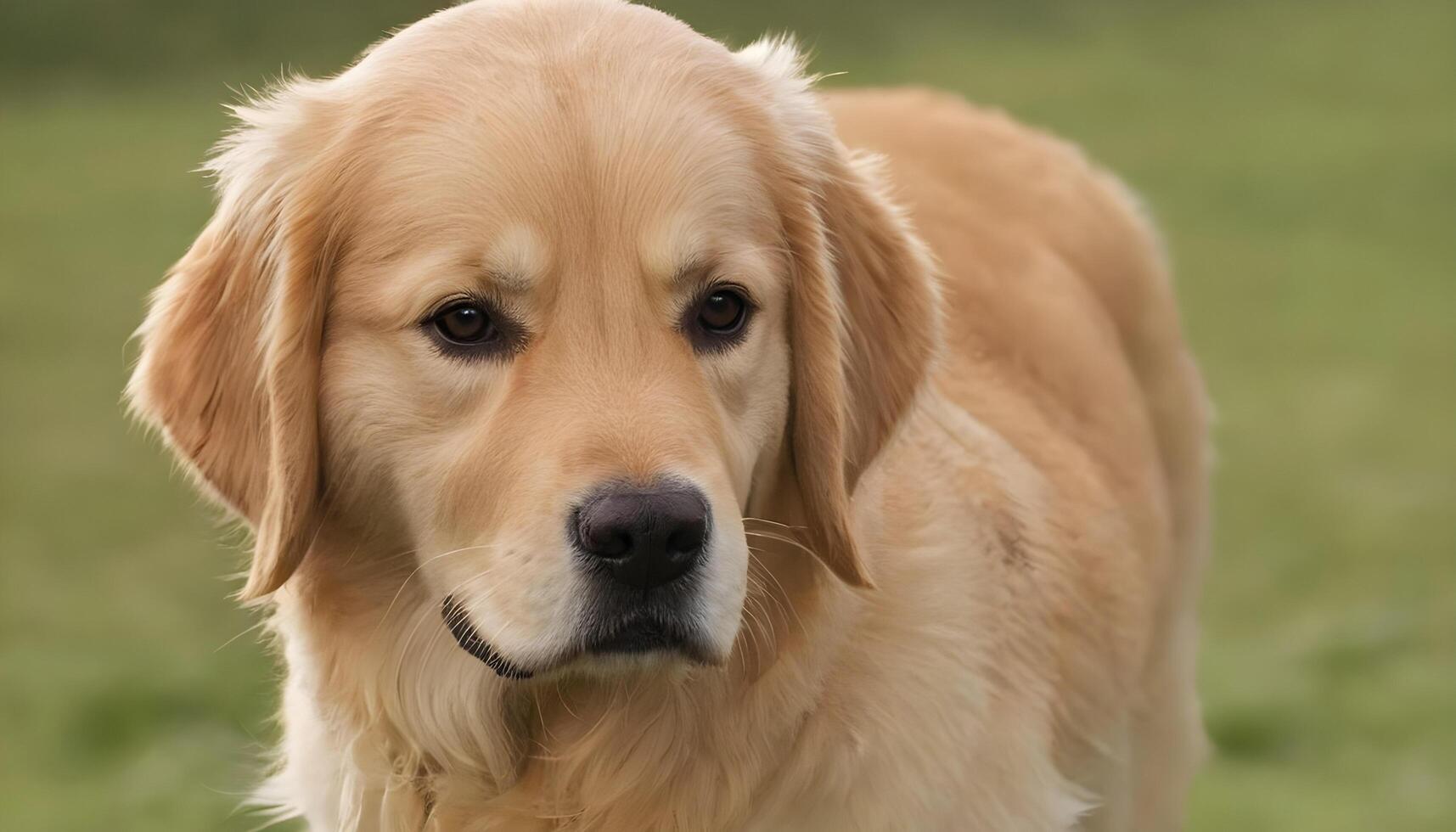 ai gerado dourado recuperador, cachorro fotografia, animal de estimação animal foto