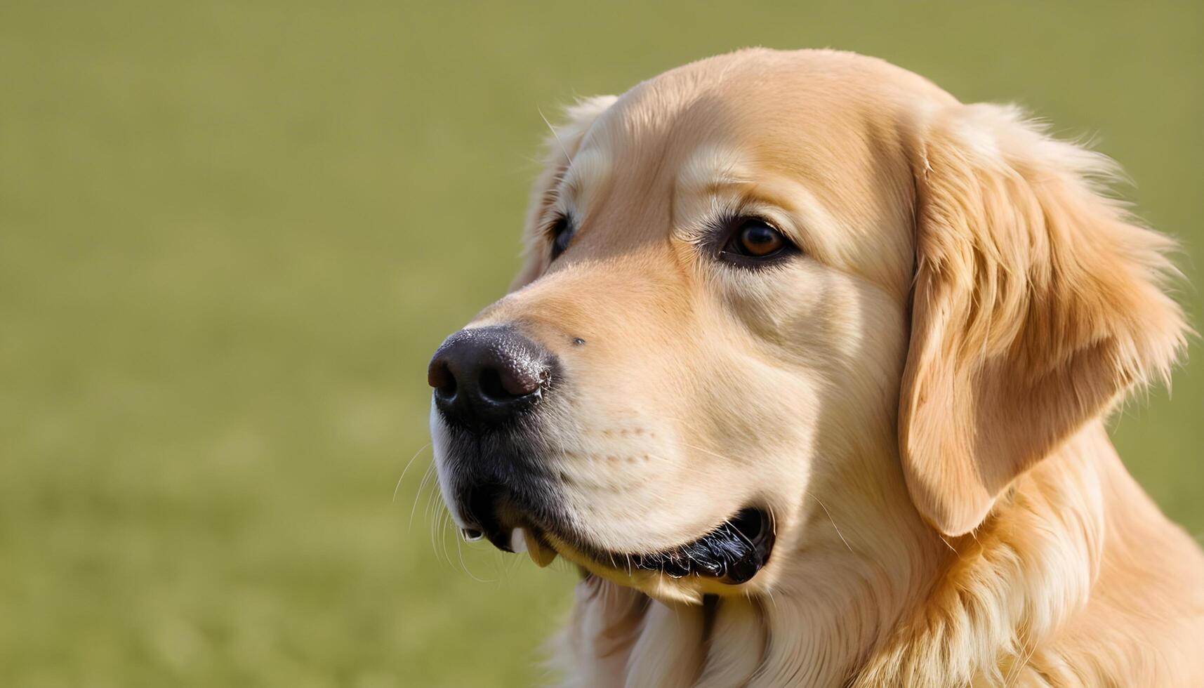 ai gerado dourado recuperador, cachorro fotografia, animal de estimação animal foto