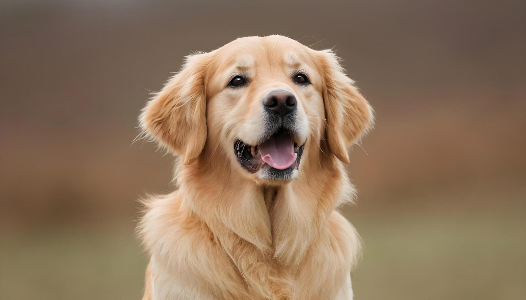 ai gerado dourado recuperador, cachorro fotografia, animal de estimação animal foto