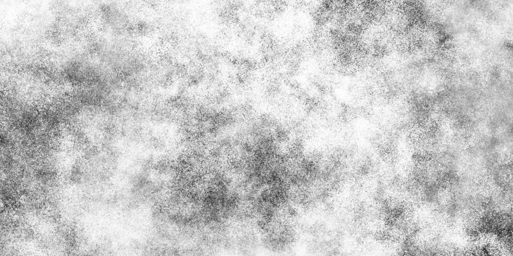 abstrato grunge Preto e branco mármore textura com granulado manchas, abstrato grunge branco ou cinzento aguarela pintura fundo, concreto velho e granulado parede branco cor grunge textura. foto