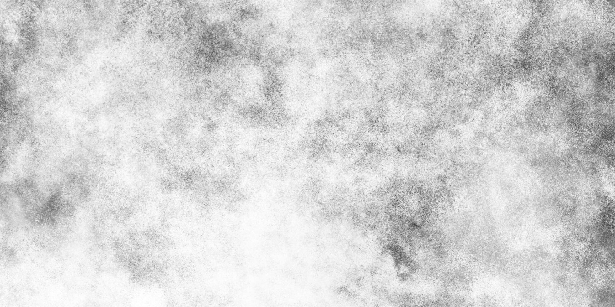 abstrato grunge Preto e branco mármore textura com granulado manchas, abstrato grunge branco ou cinzento aguarela pintura fundo, concreto velho e granulado parede branco cor grunge textura. foto