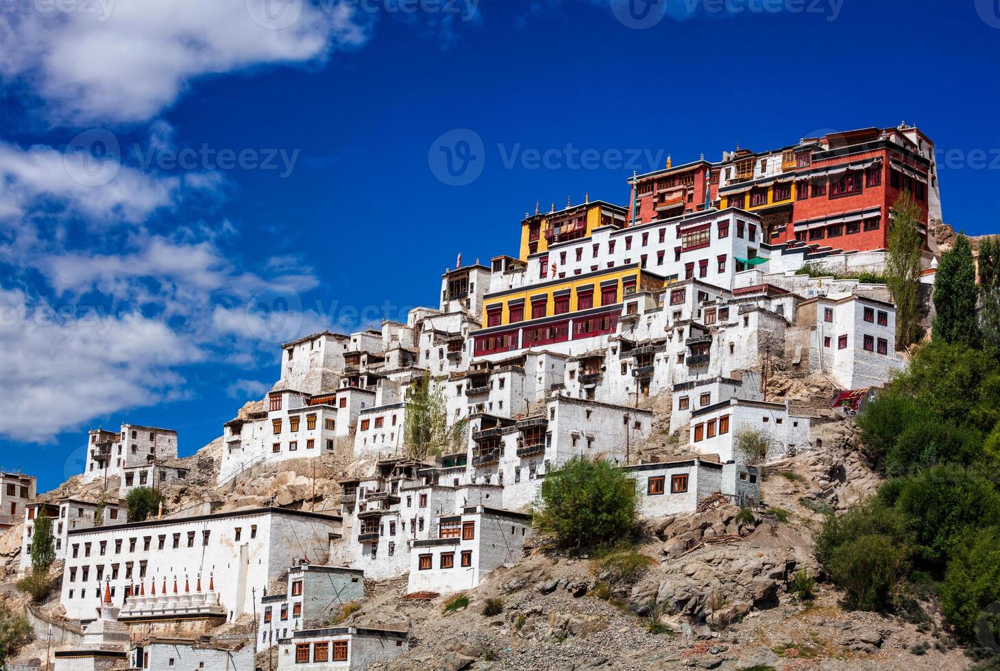 thiksey gompa, ladakh, Índia foto