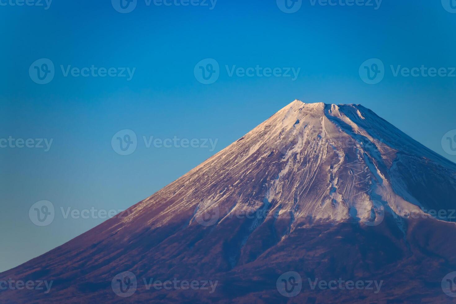 uma pôr do sol do Monte Fuji perto suruga costa dentro shizuoka grandes tiro foto