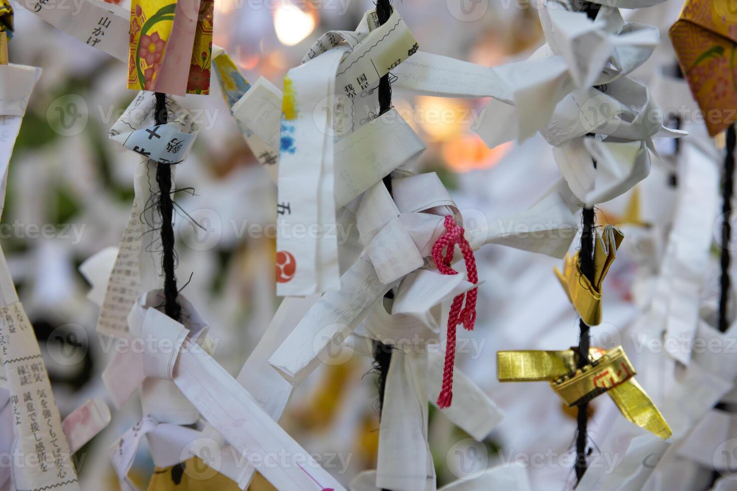 uma tradicional panorama às japonês santuário foto