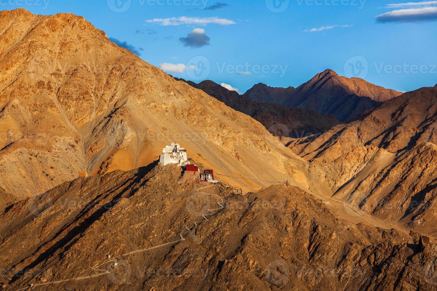 tsemo vitória forte, namgyal tsemo gompa. leh, ladakh, Jammu a foto