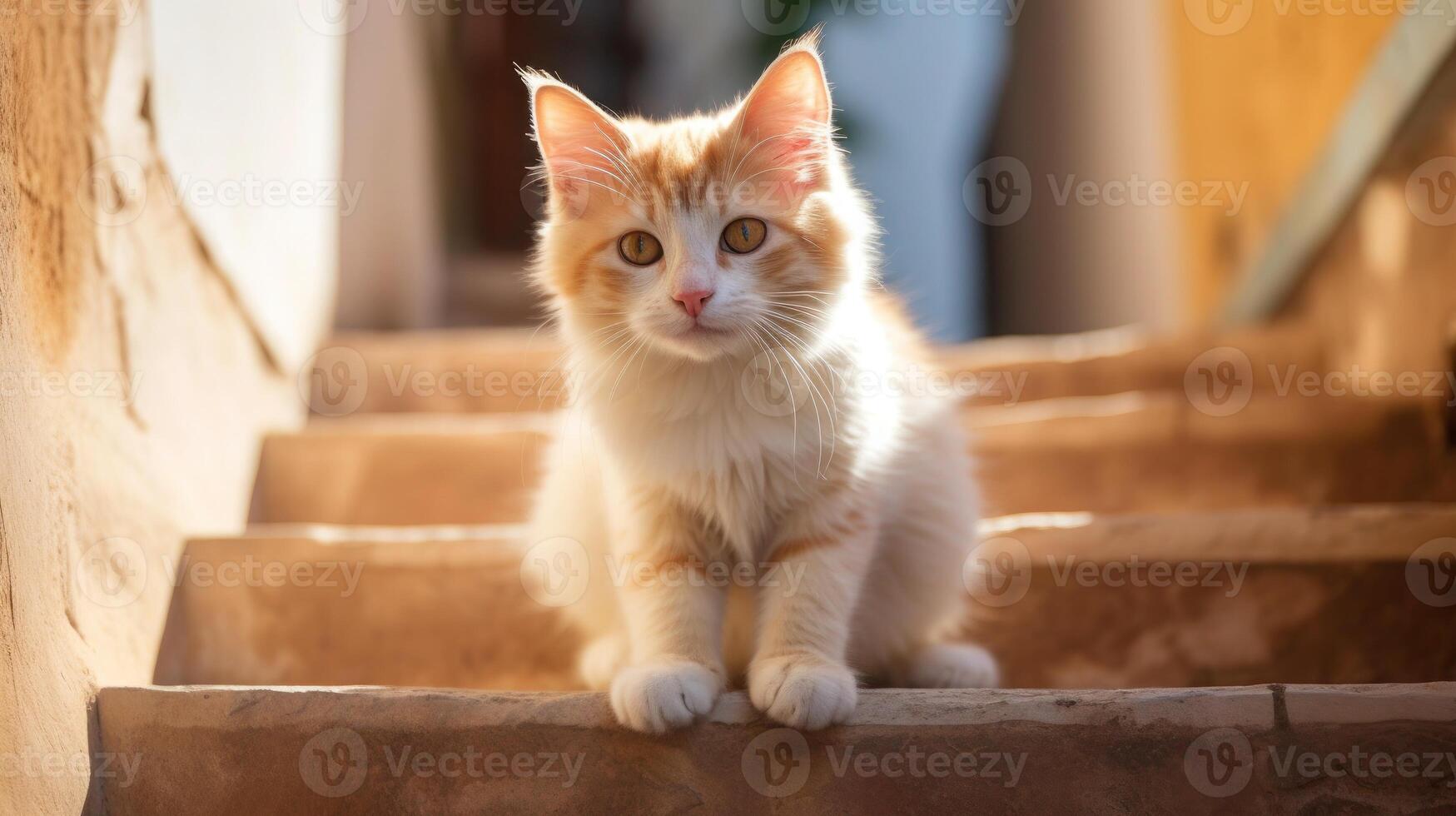 ai gerado retrato gato Gato é uma fofa gato e uma engraçado, bem humorado.eles Veja fofa e estão Boa animais de estimação, fácil para levantar Como animais de estimação.it é uma brincalhão, carinhoso animal e é uma favorito do a cuidadores. foto